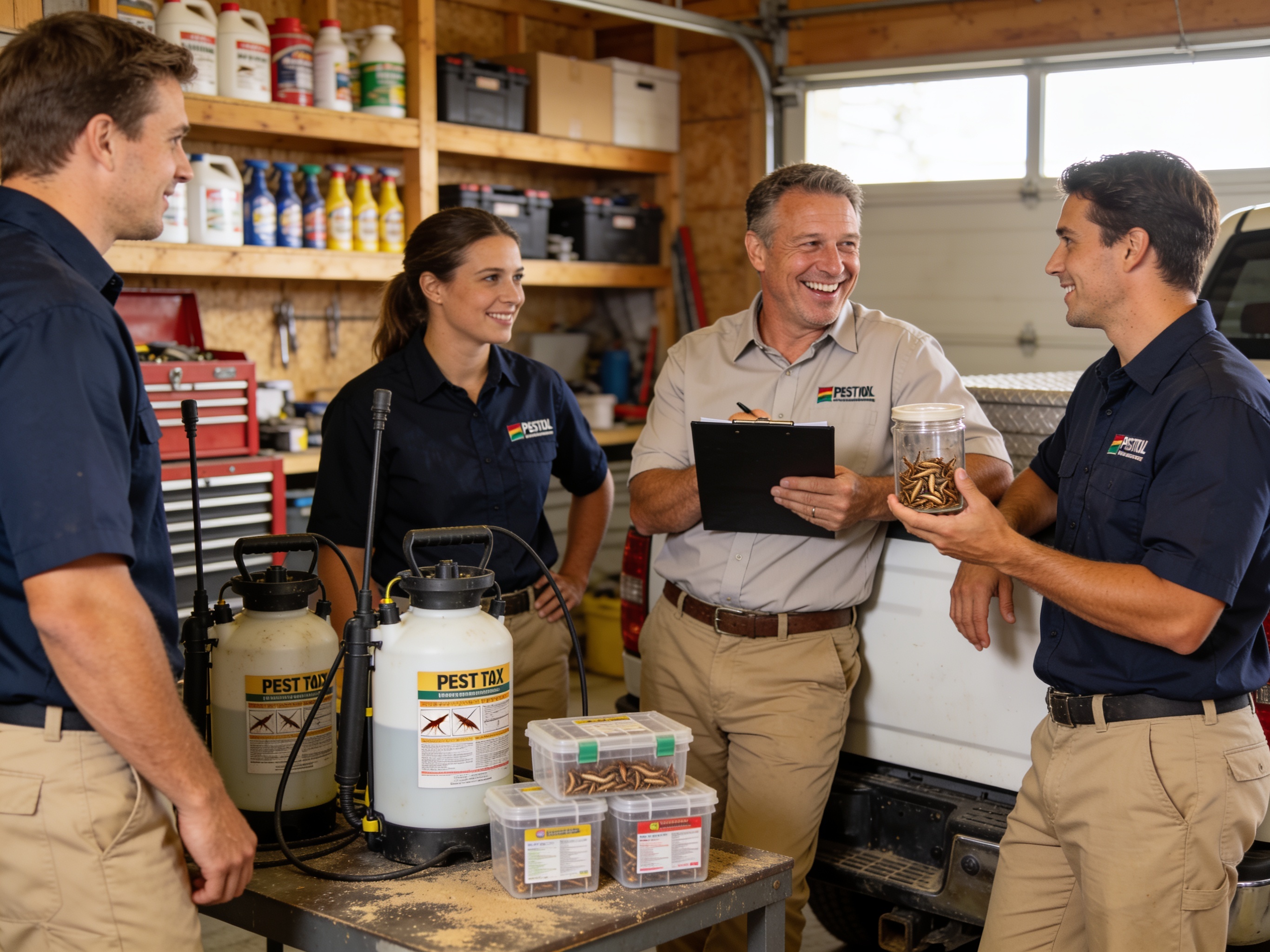 The Termite Guard Family team at work in Alpharetta