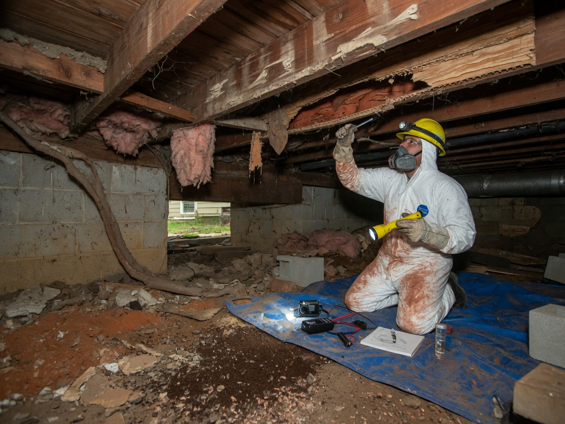 Termite Damage in Crawl Spaces in Alpharetta, GA